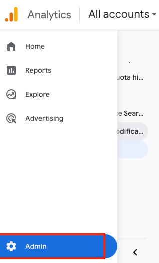 Admin panel